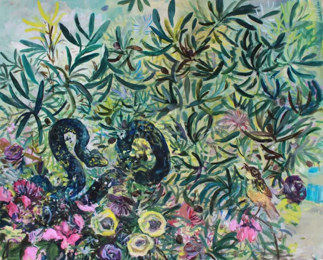 "Tuzak / Trap" eseri NİL KÖKEN tarafından 2014 yılında 80x100 cm ölçülerinde Tuval üzeri yağlı boya tekniği ile yapılmıştır.