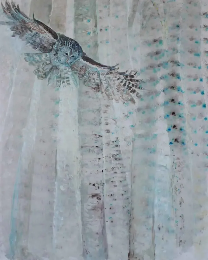 "Bulucu / The Finder" eseri NİL KÖKEN tarafından 2015 yılında 150x120 cm ölçülerinde Tuval üzeri yağlı boya tekniği ile yapılmıştır.
