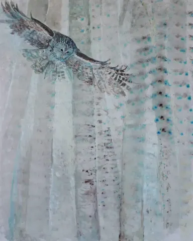 NİL KÖKEN — “Bulucu / The Finder”, 2015 "Bulucu / The Finder" eseri NİL KÖKEN tarafından 2015 yılında 150x120 cm ölçülerinde Tuval üzeri yağlı boya tekniği ile yapılmıştır.