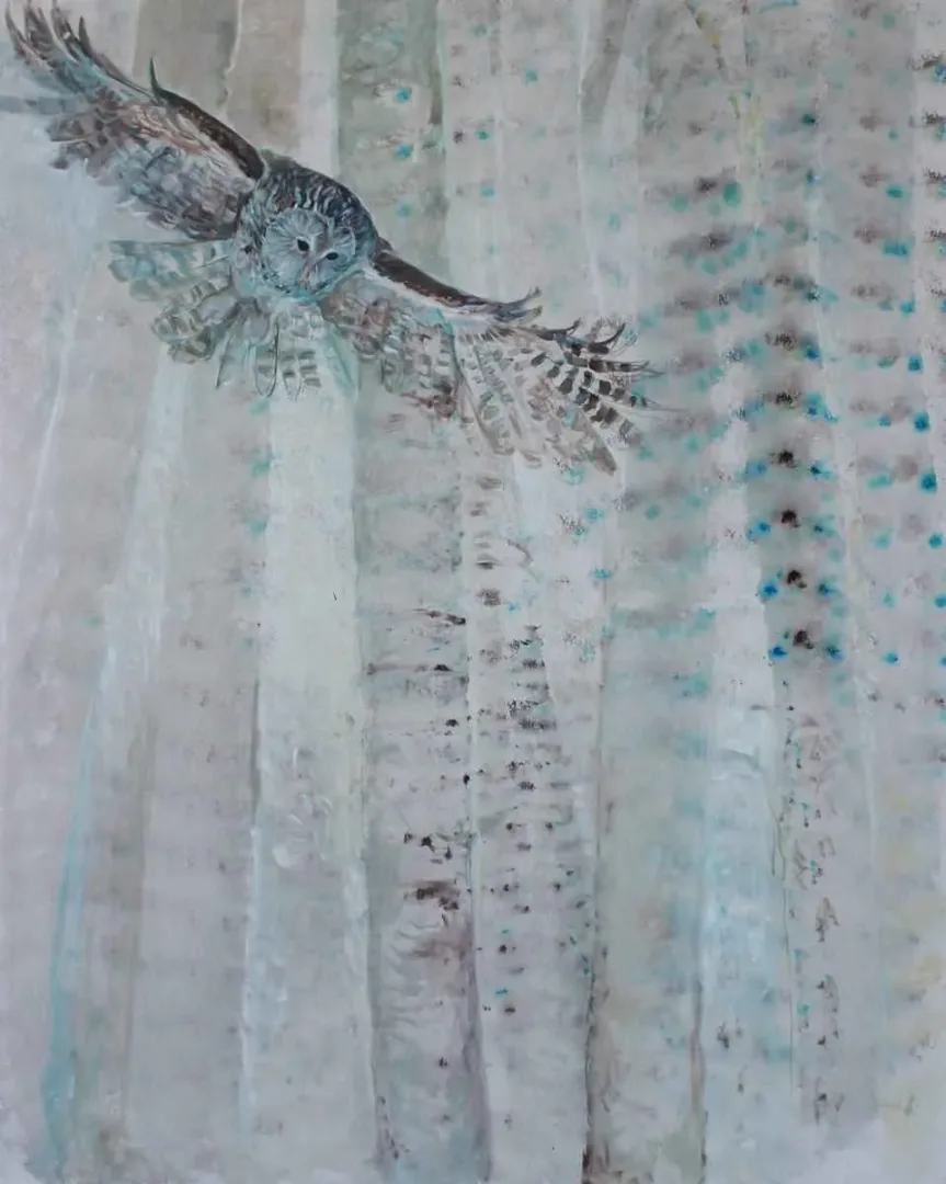 yakınlaştır "Bulucu / The Finder" eseri NİL KÖKEN tarafından 2015 yılında 150x120 cm ölçülerinde Tuval üzeri yağlı boya tekniği ile yapılmıştır.