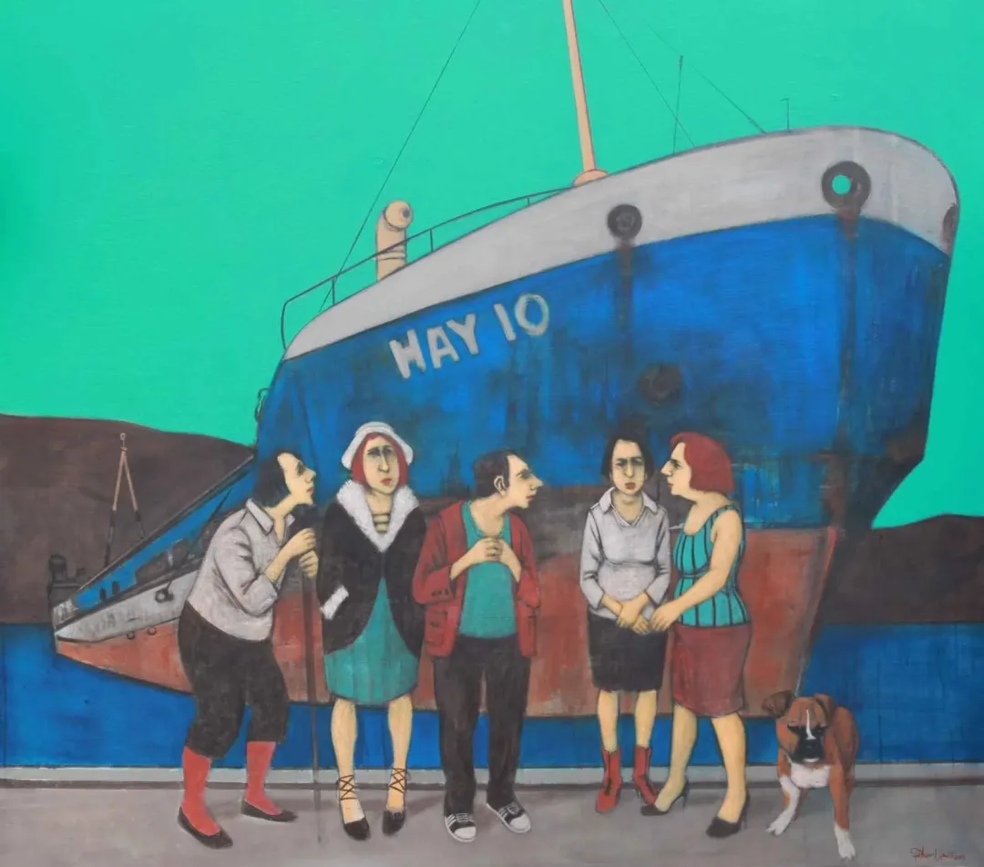ORHAN UMUT — “İsimsiz”, 2015 "İsimsiz" eseri ORHAN UMUT tarafından 2015 yılında 150x170 cm ölçülerinde Tuval üzeri akrilik boya tekniği ile yapılmıştır.