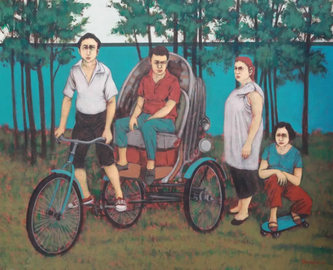 ORHAN UMUT — “İsimsiz”, 2015 "İsimsiz" eseri ORHAN UMUT tarafından 2015 yılında 126x150 cm ölçülerinde Tuval üzeri akrilik boya tekniği ile yapılmıştır.