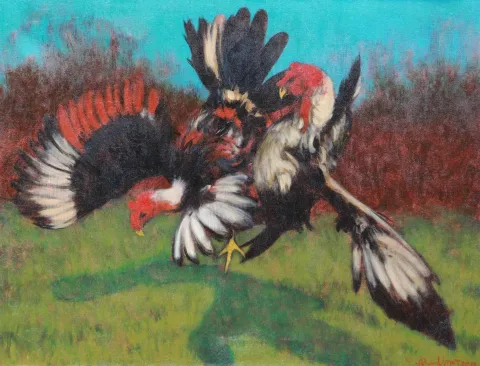 ORHAN UMUT — “Untitled”, 2014 "İsimsiz" eseri ORHAN UMUT tarafından 2014 yılında 57x75 cm ölçülerinde Tuval üzeri akrilik boya tekniği ile yapılmıştır.