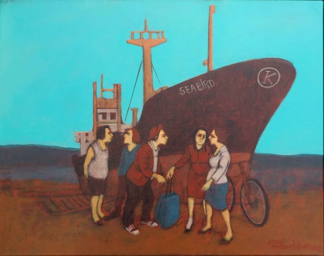 ORHAN UMUT — “İsimsiz”, 2015 "İsimsiz" eseri ORHAN UMUT tarafından 2015 yılında 40x50 cm ölçülerinde Tuval üzeri akrilik boya tekniği ile yapılmıştır.