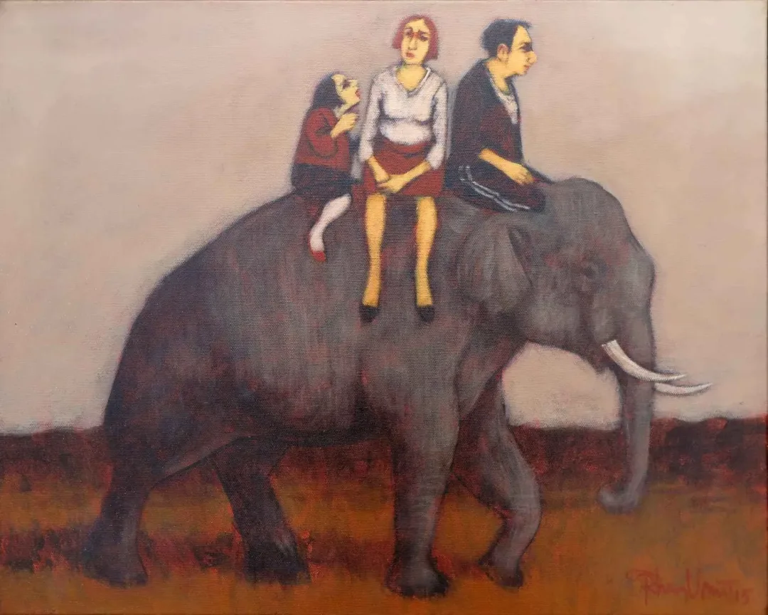 ORHAN UMUT — “İsimsiz”, 2015 "İsimsiz" eseri ORHAN UMUT tarafından 2015 yılında 40x50 cm ölçülerinde Tuval üzeri akrilik boya tekniği ile yapılmıştır.