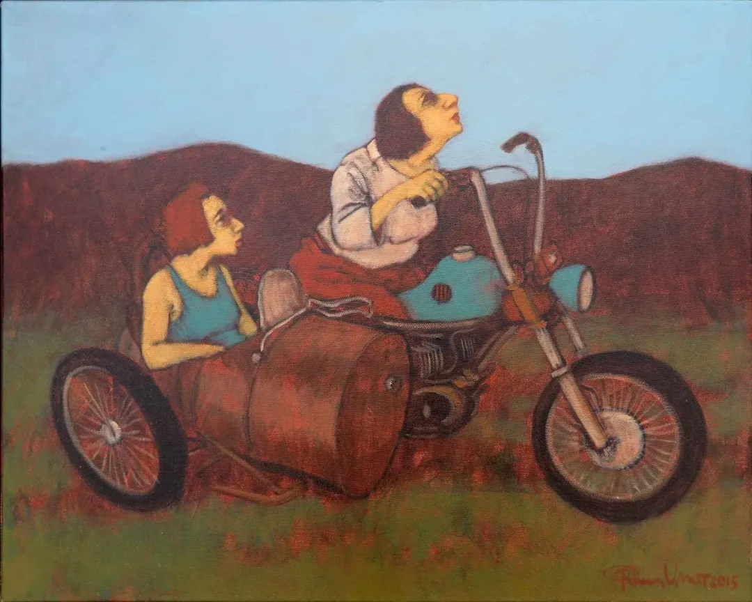 ORHAN UMUT — “İsimsiz”, 2015 "İsimsiz" eseri ORHAN UMUT tarafından 2015 yılında 40x50 cm ölçülerinde Tuval üzeri akrilik boya tekniği ile yapılmıştır.