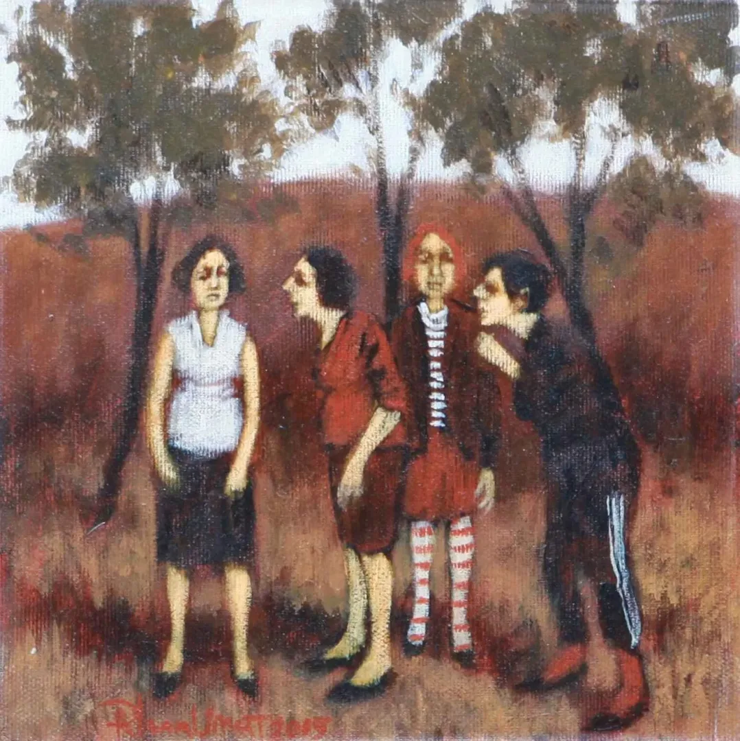 ORHAN UMUT — “İsimsiz”, 2015 "İsimsiz" eseri ORHAN UMUT tarafından 2015 yılında 20x20 cm ölçülerinde Tuval üzeri akrilik boya tekniği ile yapılmıştır.
