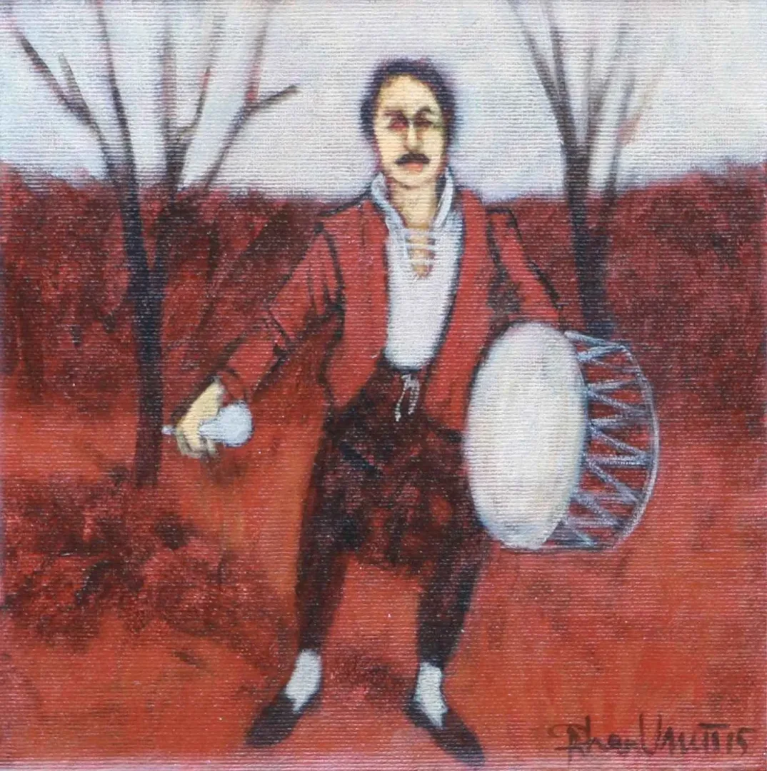 ORHAN UMUT — “İsimsiz”, 2015 "İsimsiz" eseri ORHAN UMUT tarafından 2015 yılında 20x20 cm ölçülerinde Tuval üzeri akrilik boya tekniği ile yapılmıştır.