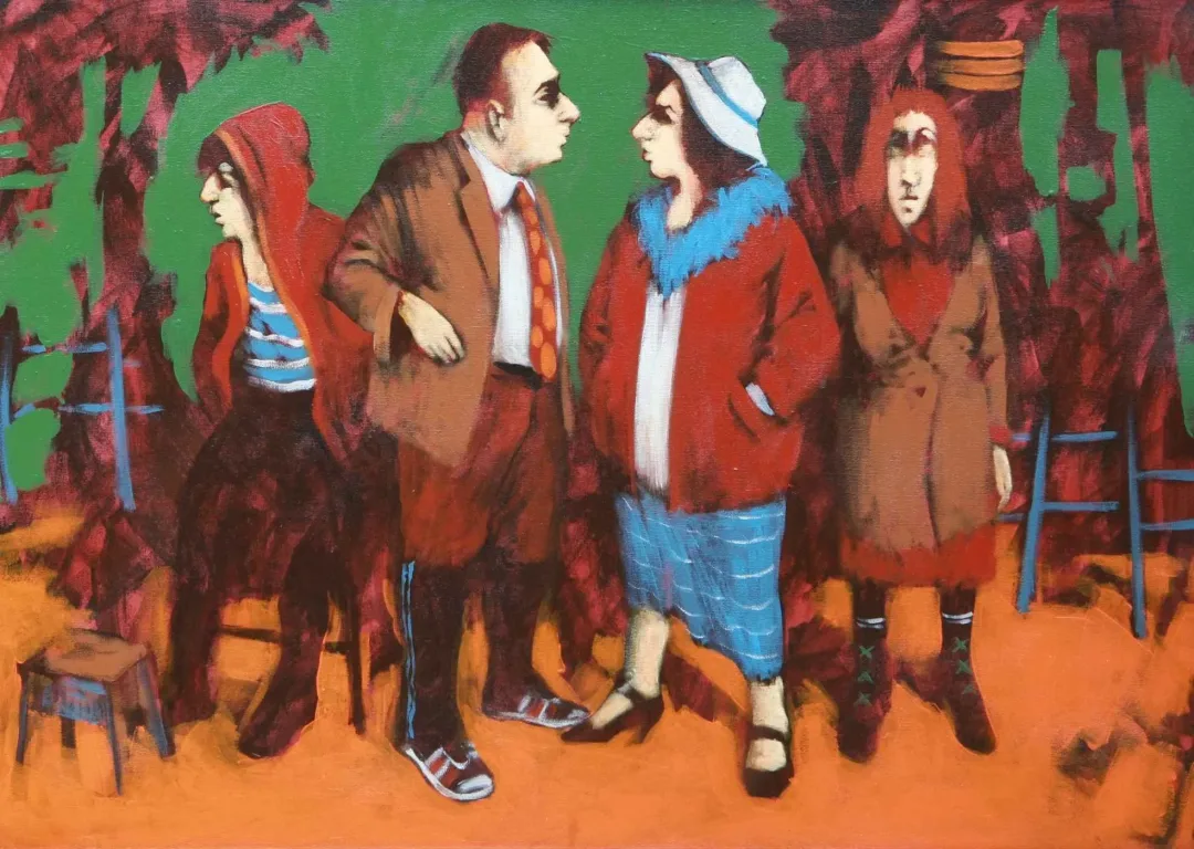 ORHAN UMUT — “İsimsiz”, 2011 "İsimsiz" eseri ORHAN UMUT tarafından 2011 yılında 50x70 cm ölçülerinde Tuval üzeri akrilik boya tekniği ile yapılmıştır.