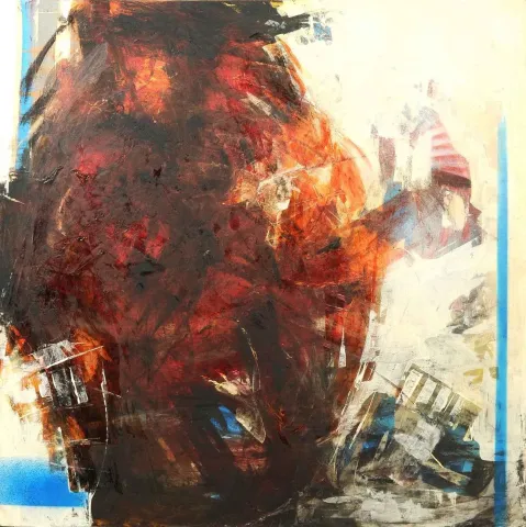 ÖZDEN GEZER — “İsimsiz”, 2014 "İsimsiz" eseri ÖZDEN GEZER tarafından 2014 yılında 100x100 cm ölçülerinde Tuval üzeri akrilik boya tekniği ile yapılmıştır.