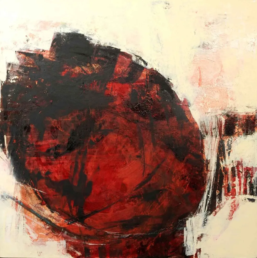 "İsimsiz" eseri ÖZDEN GEZER tarafından 2014 yılında 100x100 cm ölçülerinde Tuval üzeri akrilik boya tekniği ile yapılmıştır.