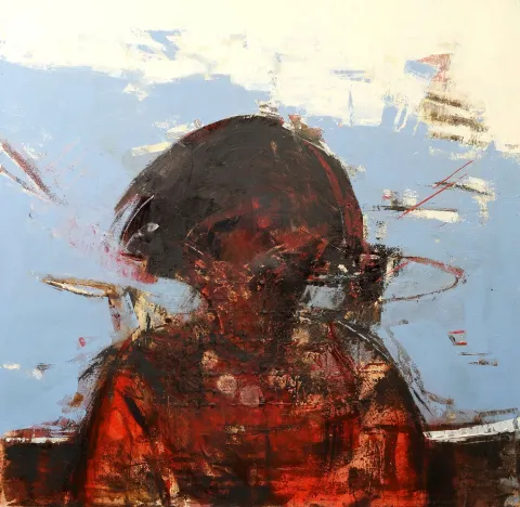 ÖZDEN GEZER — “İsimsiz”, 2014 "İsimsiz" eseri ÖZDEN GEZER tarafından 2014 yılında 100x100 cm ölçülerinde Tuval üzeri akrilik boya tekniği ile yapılmıştır.