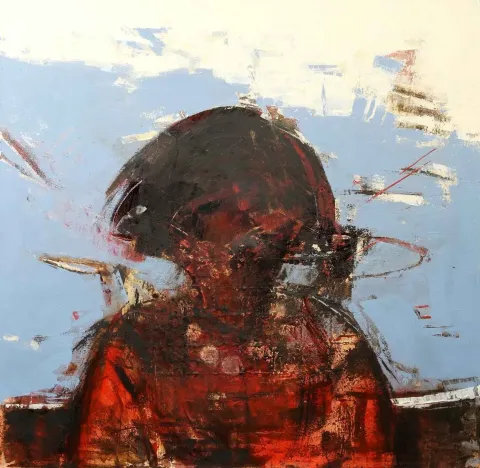 ÖZDEN GEZER — “İsimsiz”, 2014 "İsimsiz" eseri ÖZDEN GEZER tarafından 2014 yılında 100x100 cm ölçülerinde Tuval üzeri akrilik boya tekniği ile yapılmıştır.