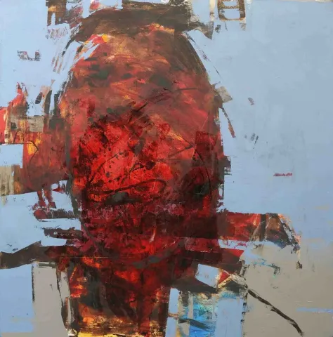 ÖZDEN GEZER — “İsimsiz”, 2014 "İsimsiz" eseri ÖZDEN GEZER tarafından 2014 yılında 100x100 cm ölçülerinde Tuval üzeri akrilik boya tekniği ile yapılmıştır.