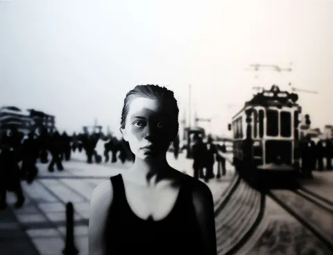 "Nanemolla-I" eseri BERK ARIKAN tarafından 2015 yılında 89x116 cm ölçülerinde Tuval üzeri akrilik boya tekniği ile yapılmıştır.