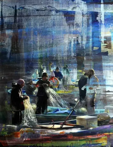 Bu eser TURGUT AKARSU tarafından 2015 yılında 116x89 cm ölçülerinde Tuval üzeri akrilik boya tekniği ile yapılmıştır.