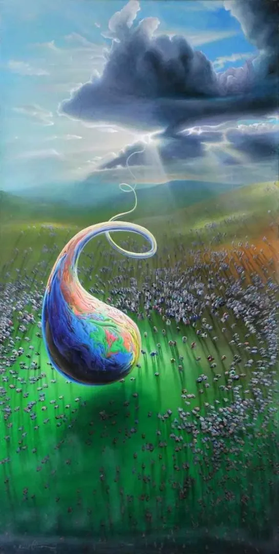 yakınlaştır "Araf" eseri RAŞİT ALTUN tarafından 140x70 cm ölçülerinde Tuval üzeri akrilik boya tekniği ile yapılmıştır.