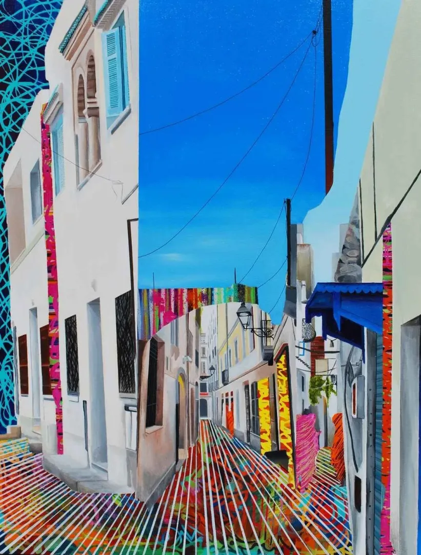 yakınlaştır "İsimsiz" eseri ARDA SELİM tarafından 2015 yılında 92x73 cm ölçülerinde Tuval üzeri akrilik boya tekniği ile yapılmıştır.