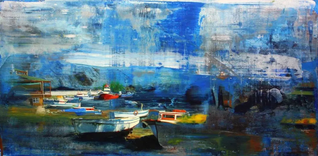 yakınlaştır "İsimsiz" eseri TURGUT AKARSU tarafından 2014 yılında 60x120 cm ölçülerinde Tuval üzeri yağlı boya tekniği ile yapılmıştır.