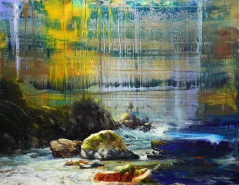 "İsimsiz" eseri TURGUT AKARSU tarafından 2014 yılında 73x92 cm ölçülerinde Tuval üzeri yağlı boya tekniği ile yapılmıştır.