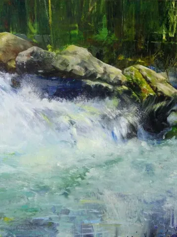 "İsimsiz" eseri TURGUT AKARSU tarafından 2015 yılında 40x30 cm ölçülerinde Tuval üzeri yağlı boya tekniği ile yapılmıştır.