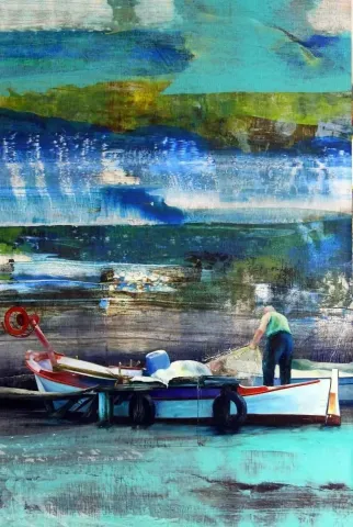 "İsimsiz" eseri TURGUT AKARSU tarafından 2015 yılında 60x40 cm ölçülerinde Tuval üzeri yağlı boya tekniği ile yapılmıştır.