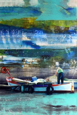 "İsimsiz" eseri TURGUT AKARSU tarafından 2015 yılında 60x40 cm ölçülerinde Tuval üzeri yağlı boya tekniği ile yapılmıştır.