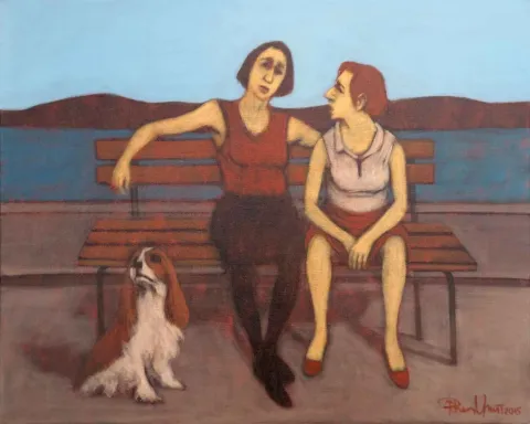 ORHAN UMUT — 2015 Bu eser ORHAN UMUT tarafından 2015 yılında 40x50 cm ölçülerinde Tuval üzeri akrilik boya tekniği ile yapılmıştır.