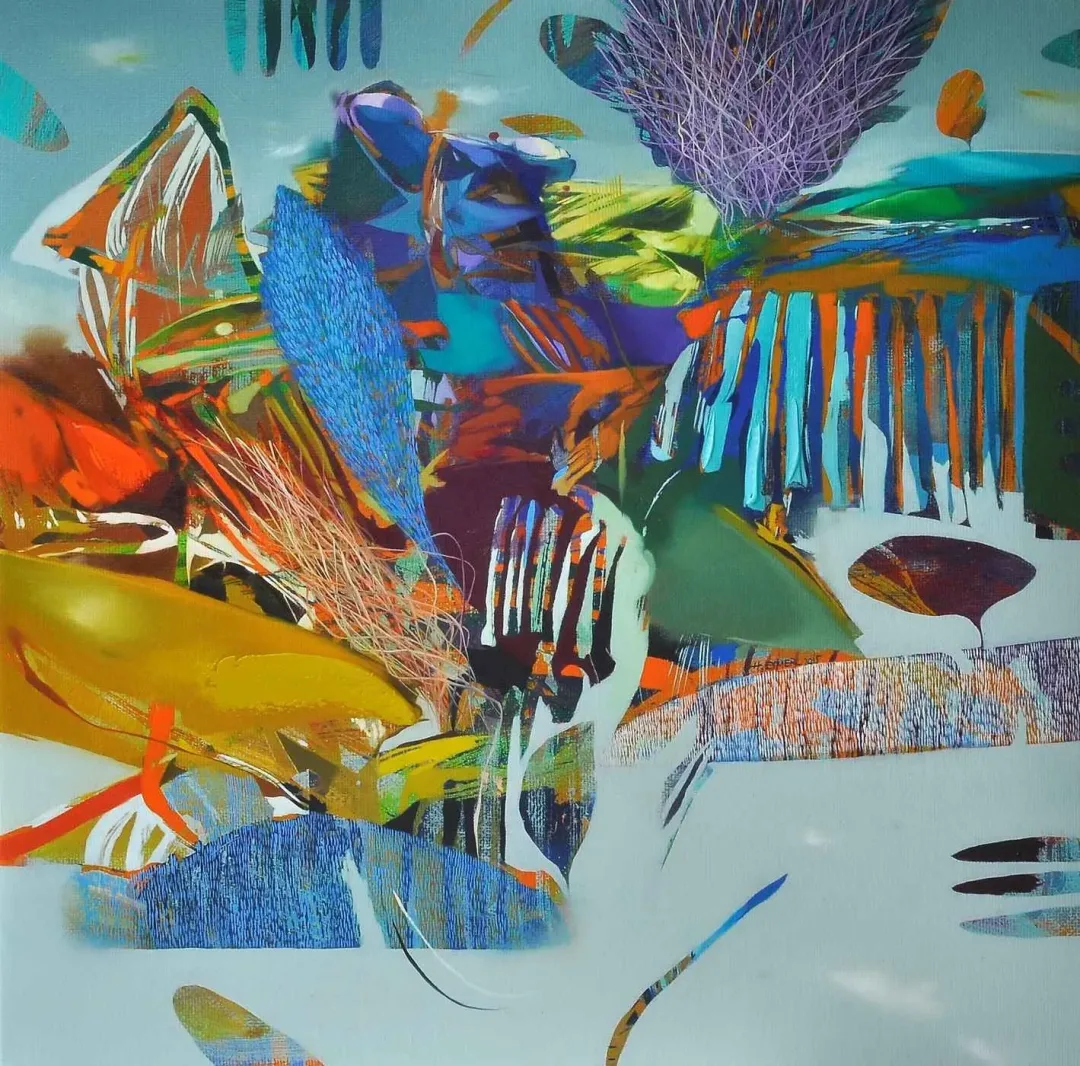HAKAN ESMER — 2015 Bu eser HAKAN ESMER tarafından 2015 yılında 60x60 cm ölçülerinde Tuval üzeri yağlı boya tekniği ile yapılmıştır.