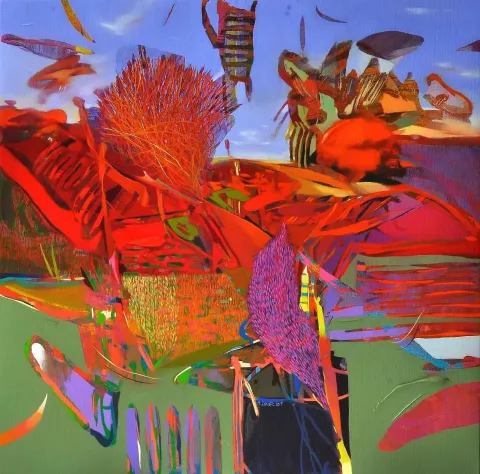 HAKAN ESMER — 2015 Bu eser HAKAN ESMER tarafından 2015 yılında 60x60 cm ölçülerinde Tuval üzeri yağlı boya tekniği ile yapılmıştır.