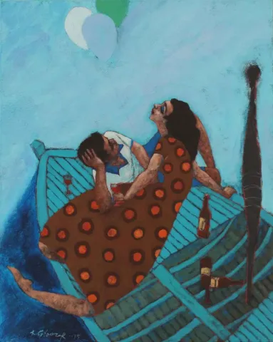 KADİR ÖZTOPRAK — 2015 Bu eser KADİR ÖZTOPRAK tarafından 2015 yılında 50x40 cm ölçülerinde Tuval üzeri akrilik boya tekniği ile yapılmıştır.