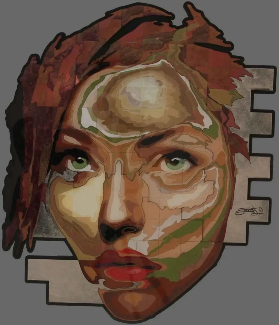 EMRE LÜLE — 2015 Bu eser EMRE LÜLE tarafından 2015 yılında 75x62 cm ölçülerinde Pleksiglas+Ahşap tekniği ile yapılmıştır.