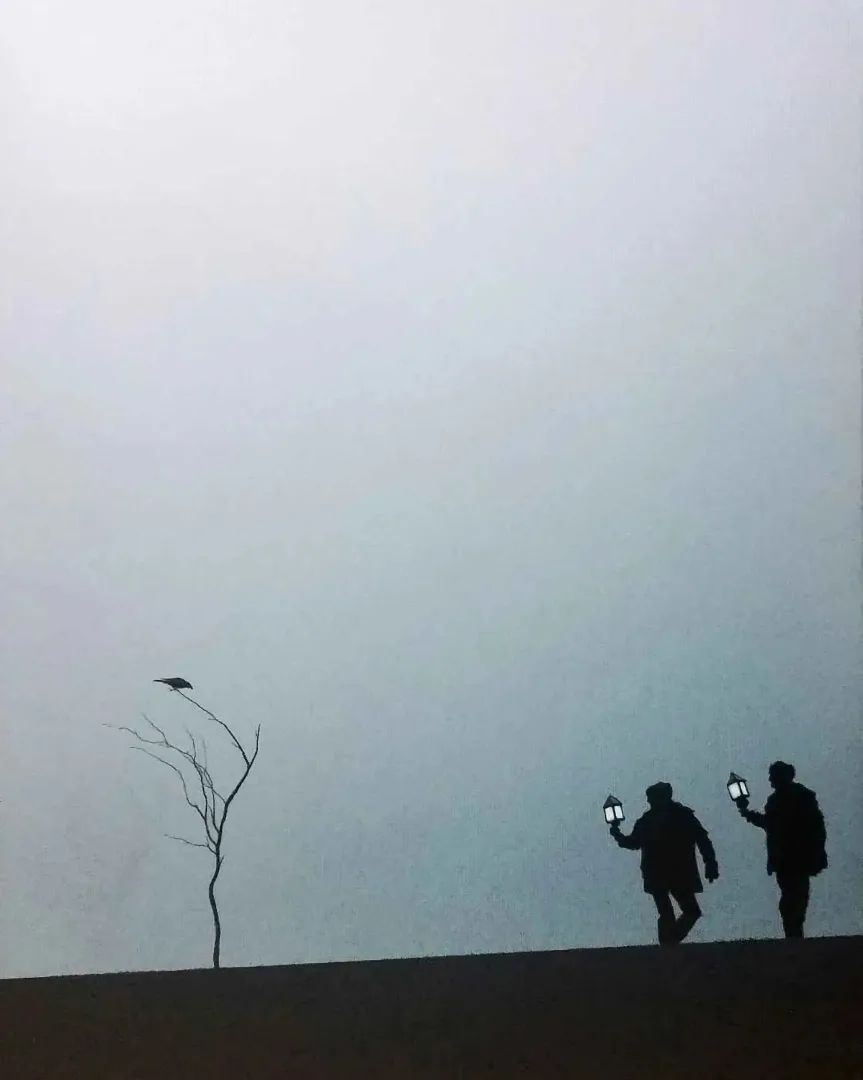 "İsimsiz" eseri METİN KALKIZOĞLU tarafından 2015 yılında 50x40 cm ölçülerinde Tuval üzeri akrilik boya tekniği ile yapılmıştır.