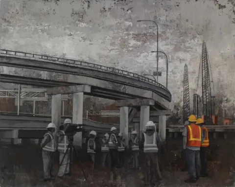 Bu eser ŞAHİN DEMİR tarafından 2015 yılında 40x50 cm ölçülerinde Tuval üzeri akrilik boya tekniği ile yapılmıştır.