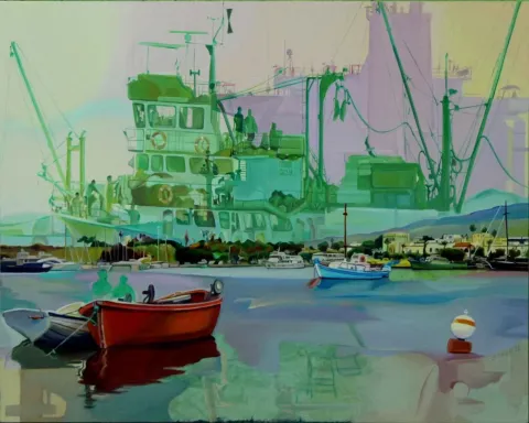 SELDA EREN — 2015 Bu eser SELDA EREN tarafından 2015 yılında 40x50 cm ölçülerinde Tuval üzeri yağlı boya tekniği ile yapılmıştır.