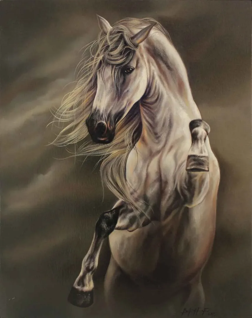 yakınlaştır "İsimsiz" eseri BEHZAT FEYZULLAH tarafından 2015 yılında 50x40 cm ölçülerinde Tuval üzeri yağlı boya tekniği ile yapılmıştır.