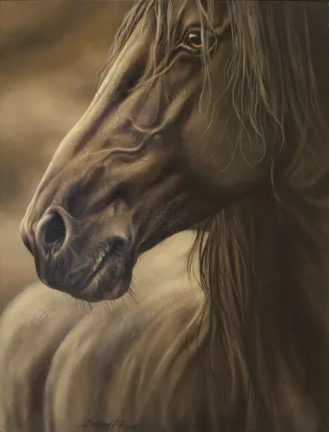 Bu eser BEHZAT FEYZULLAH tarafından 2015 yılında 50x40 cm ölçülerinde Tuval üzeri yağlı boya tekniği ile yapılmıştır.