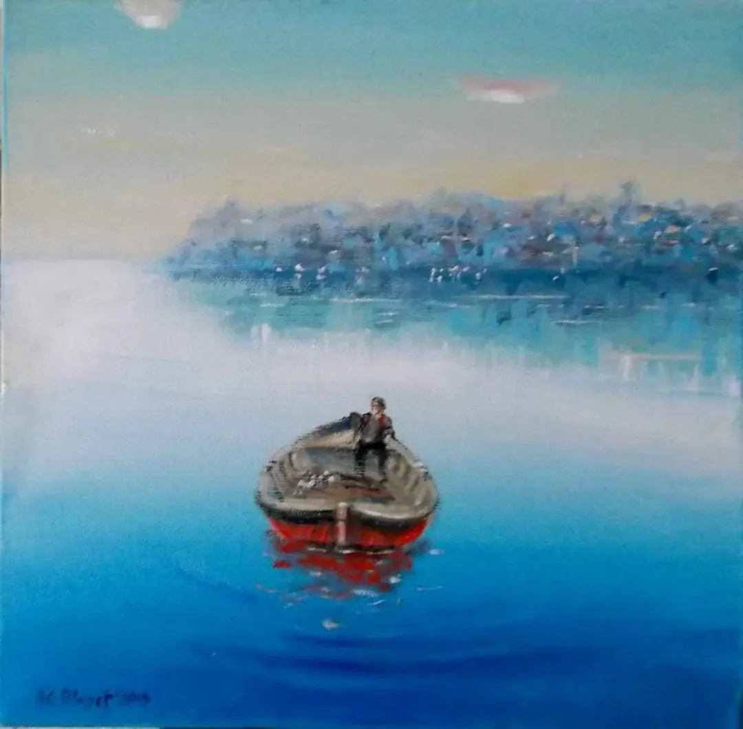 yakınlaştır "Görünüm" eseri CELAL BİNZET tarafından 2015 yılında 25x25 cm ölçülerinde Tuval üzeri yağlı boya tekniği ile yapılmıştır.