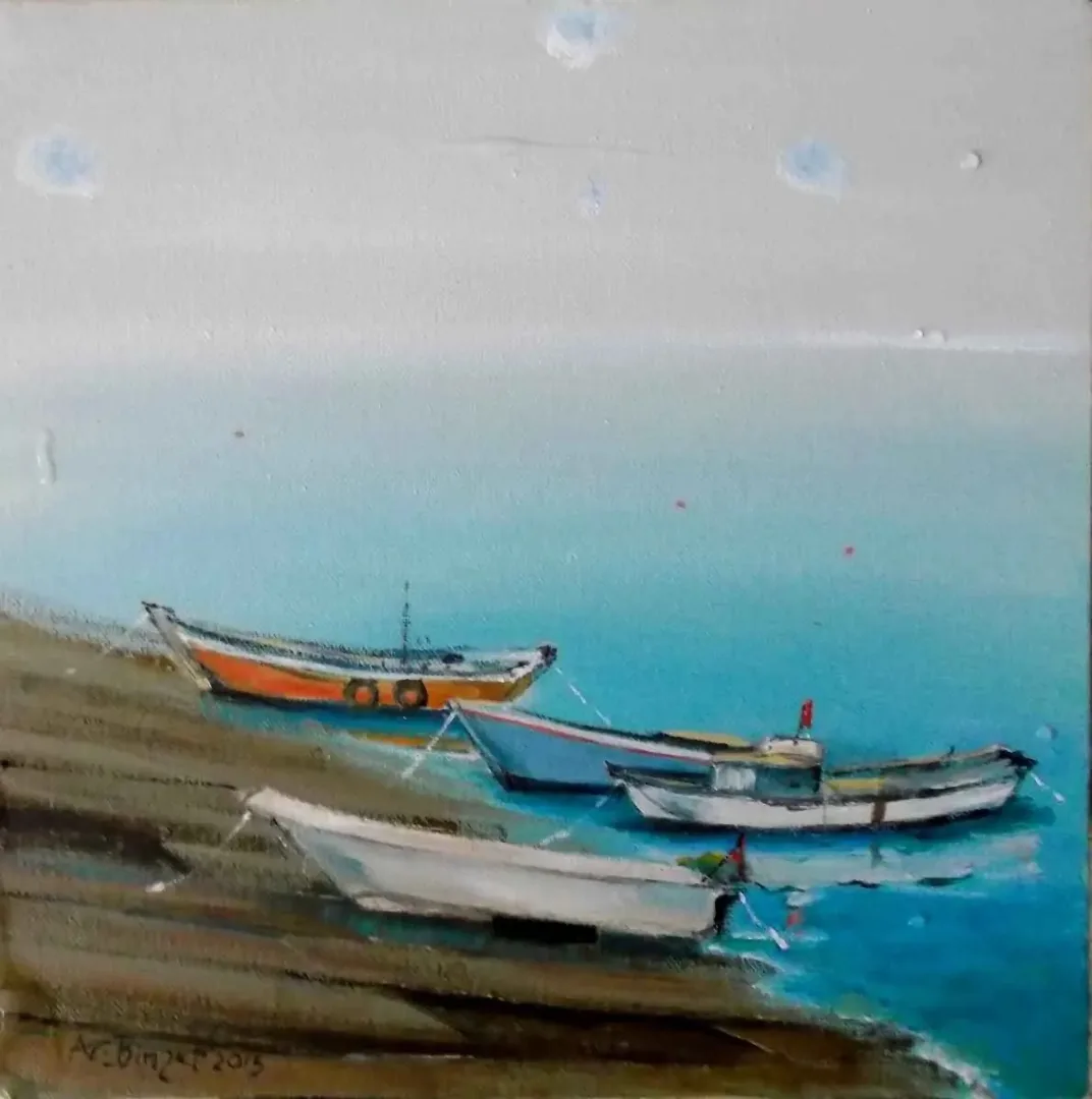 yakınlaştır "Görünüm" eseri CELAL BİNZET tarafından 2015 yılında 25x25 cm ölçülerinde Tuval üzeri yağlı boya tekniği ile yapılmıştır.