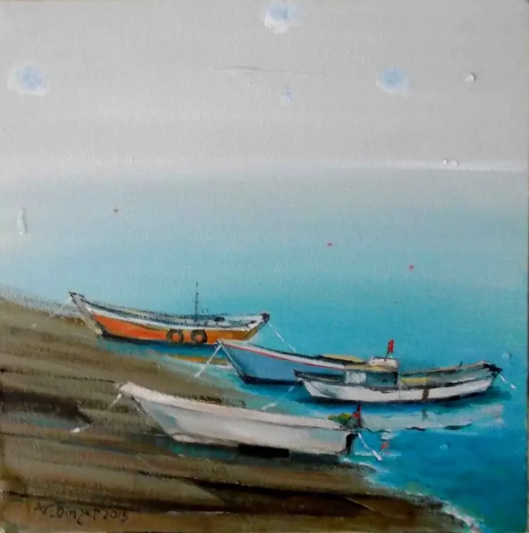 yakınlaştır "Görünüm" eseri CELAL BİNZET tarafından 2015 yılında 25x25 cm ölçülerinde Tuval üzeri yağlı boya tekniği ile yapılmıştır.