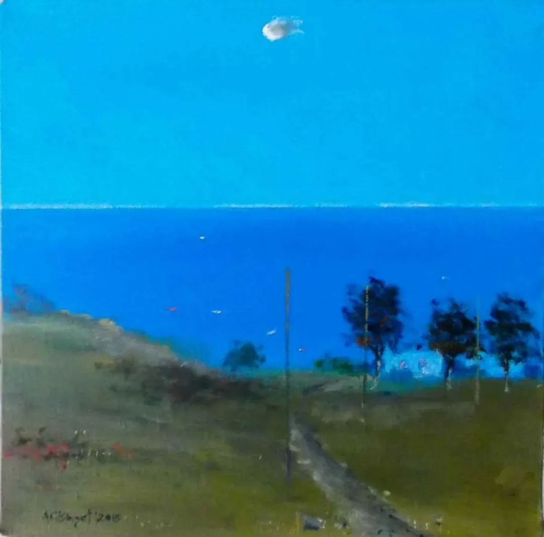 yakınlaştır "Görünüm" eseri CELAL BİNZET tarafından 2015 yılında 25x25 cm ölçülerinde Tuval üzeri yağlı boya tekniği ile yapılmıştır.