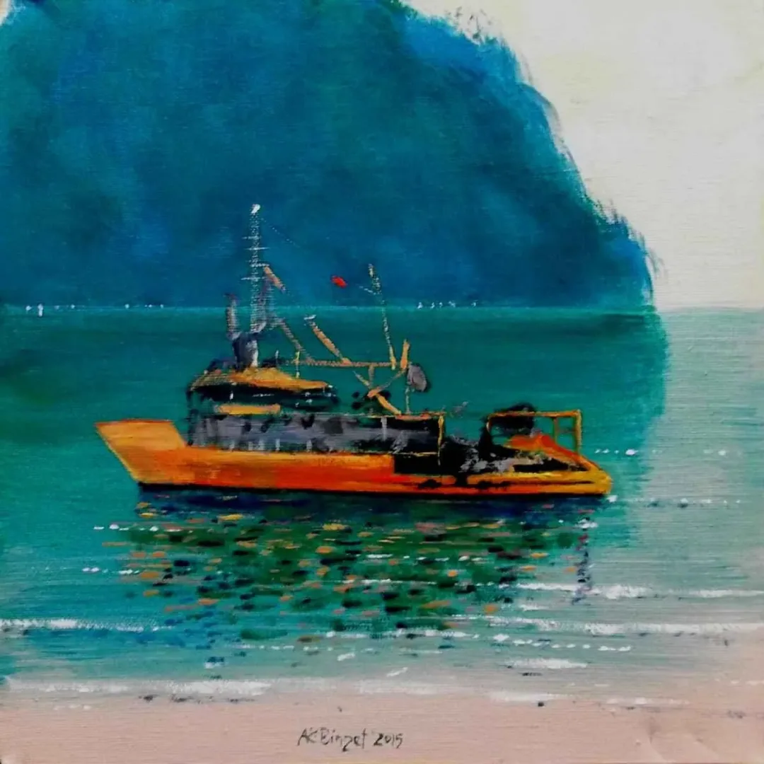 yakınlaştır "Görünüm" eseri CELAL BİNZET tarafından 2015 yılında 25x25 cm ölçülerinde Tuval üzeri yağlı boya tekniği ile yapılmıştır.