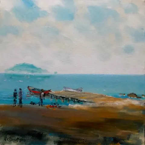 CELAL BİNZET — “Görünüm”, 2015 "Görünüm" eseri CELAL BİNZET tarafından 2015 yılında 25x25 cm ölçülerinde Tuval üzeri yağlı boya tekniği ile yapılmıştır.