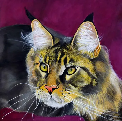 HATİCE ÇEVİK — “isimsiz”, 2015 "isimsiz" eseri HATİCE ÇEVİK tarafından 2015 yılında 25x25 cm ölçülerinde Tuval üzeri yağlı boya tekniği ile yapılmıştır.