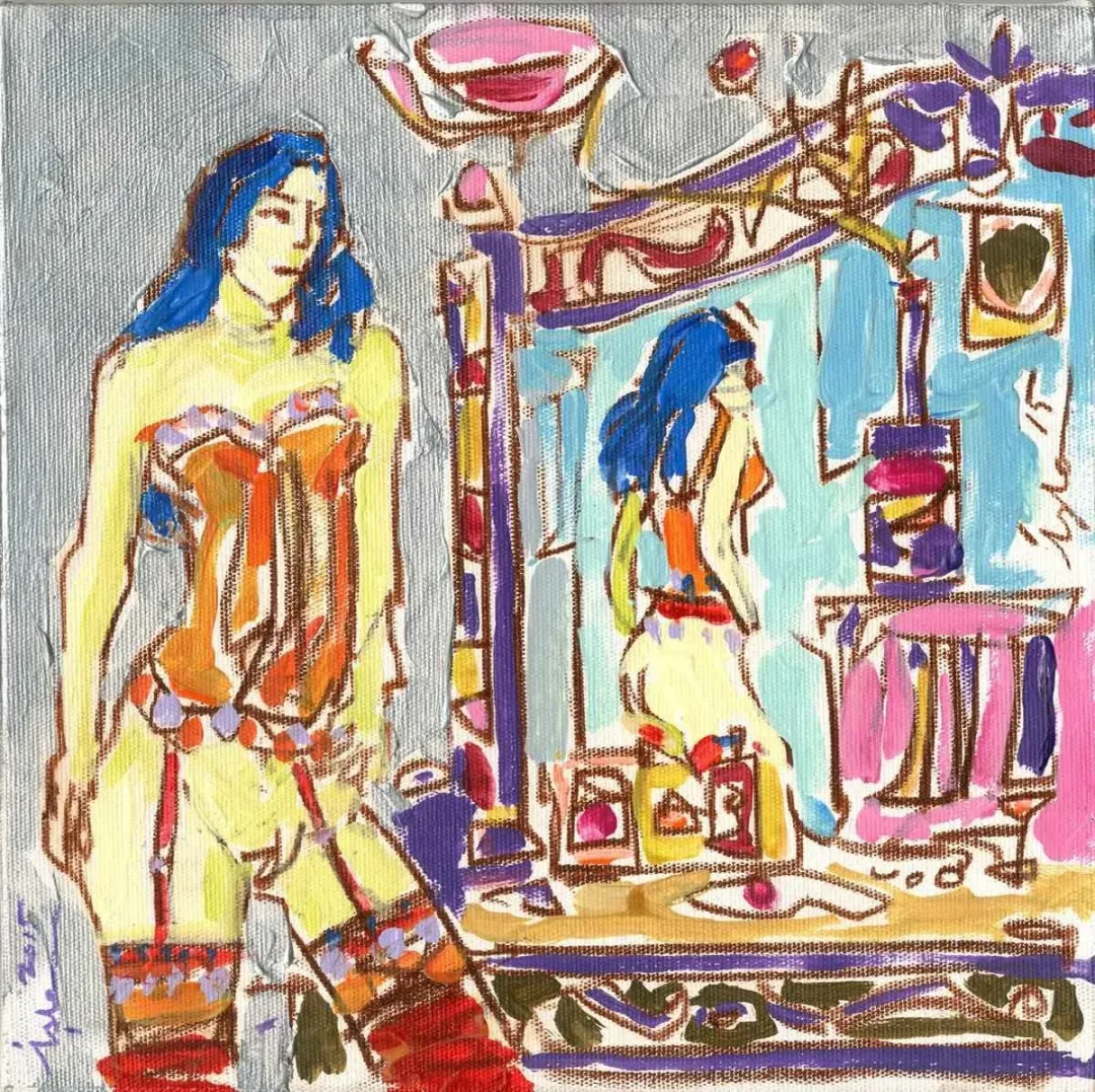 AHMET ŞİNASİ İŞLER — “isimsiz”, 2015 "isimsiz" eseri AHMET ŞİNASİ İŞLER tarafından 2015 yılında 25x25 cm ölçülerinde Tuval üzeri yağlı boya tekniği ile yapılmıştır.