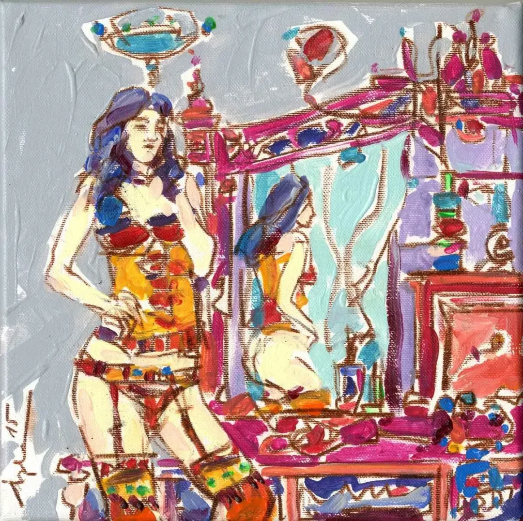 AHMET ŞİNASİ İŞLER — “isimsiz”, 2015 "isimsiz" eseri AHMET ŞİNASİ İŞLER tarafından 2015 yılında 25x25 cm ölçülerinde Tuval üzeri yağlı boya tekniği ile yapılmıştır.