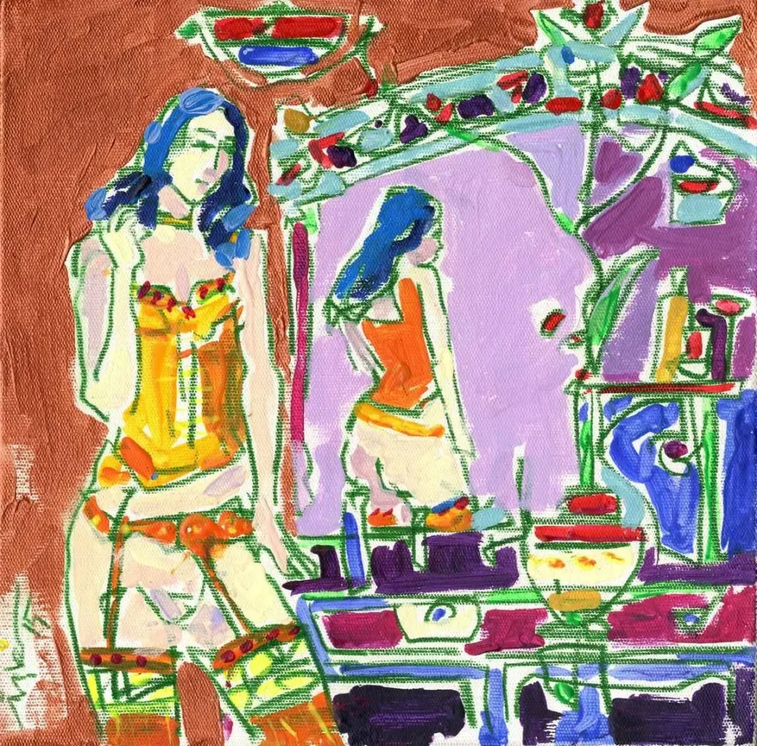 AHMET ŞİNASİ İŞLER — “isimsiz”, 2015 "isimsiz" eseri AHMET ŞİNASİ İŞLER tarafından 2015 yılında 25x25 cm ölçülerinde Tuval üzeri yağlı boya tekniği ile yapılmıştır.