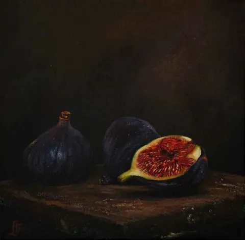 HÜSEYİN FEYZULLAH — “isimsiz”, 2015 "isimsiz" eseri HÜSEYİN FEYZULLAH tarafından 2015 yılında 25x25 cm ölçülerinde Tuval üzeri yağlı boya tekniği ile yapılmıştır.