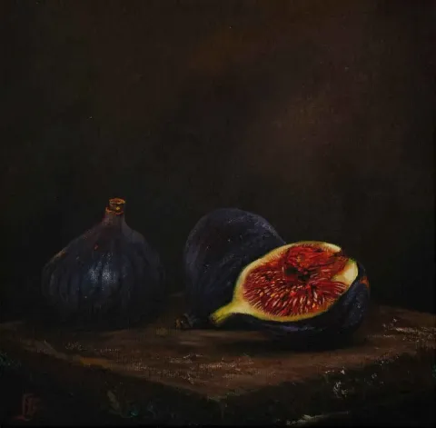 "isimsiz" eseri HÜSEYİN FEYZULLAH tarafından 2015 yılında 25x25 cm ölçülerinde Tuval üzeri yağlı boya tekniği ile yapılmıştır.