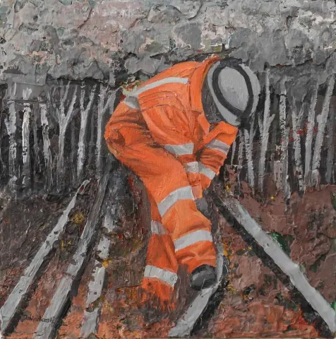 "isimsiz" eseri ŞAHİN DEMİR tarafından 2015 yılında 25x25 cm ölçülerinde Tuval üzeri akrilik boya tekniği ile yapılmıştır.